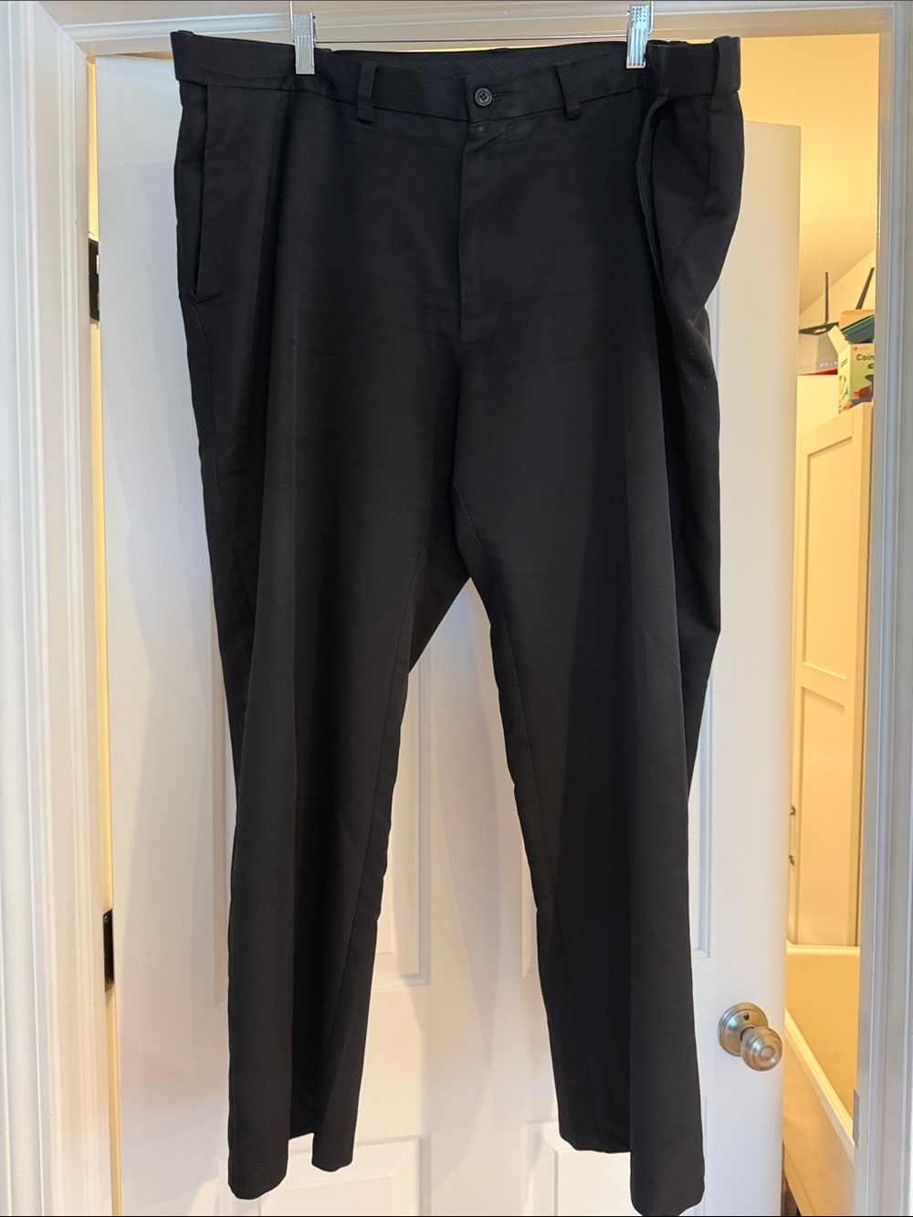 Men's Black Dress Pants — Classic Tailored Trousers